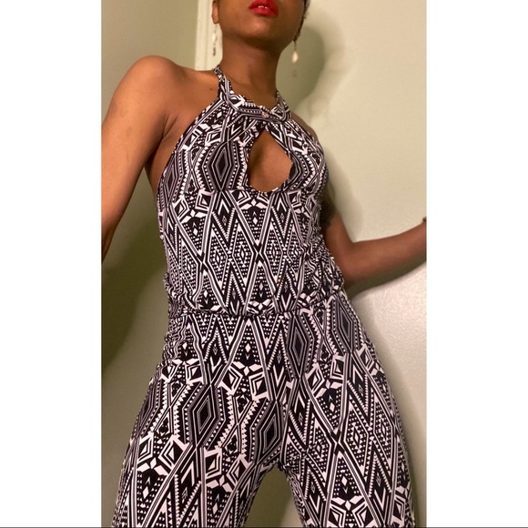 Geo Pattern Jumpsuit - Picture 1 of 2